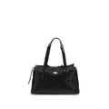 Dolce & Gabbana Black Calf Leather Vittoria Shoulder Bag SS26 Dolce & Gabbana