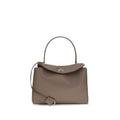 Balenciaga Gray Calf Leather Rodeo Shoulder Bag SS26 Balenciaga