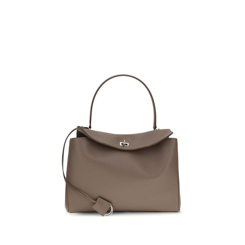 Balenciaga Gray Calf Leather Rodeo Shoulder Bag SS26 Balenciaga