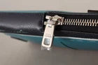Dolce & Gabbana Blue Leather Phone Pocket with Card Slot & Neck Strap Dolce & Gabbana