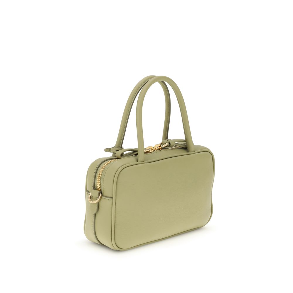 Prada Bicolor Calf Leather Triangle Logo Handbag SS26 Prada