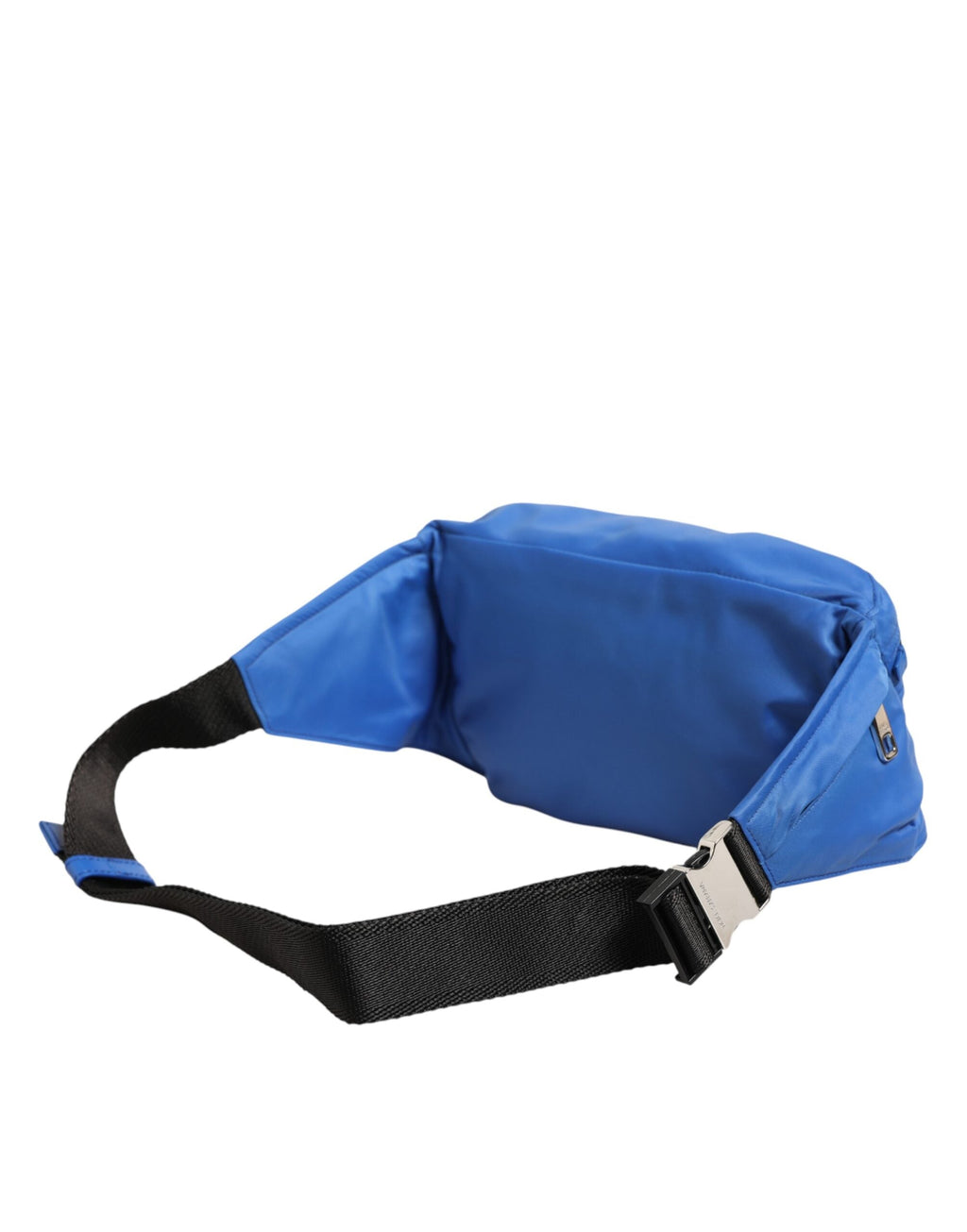 Dolce & Gabbana Blue Nylon Logo Plaque Men's Fanny Pack Dolce & Gabbana