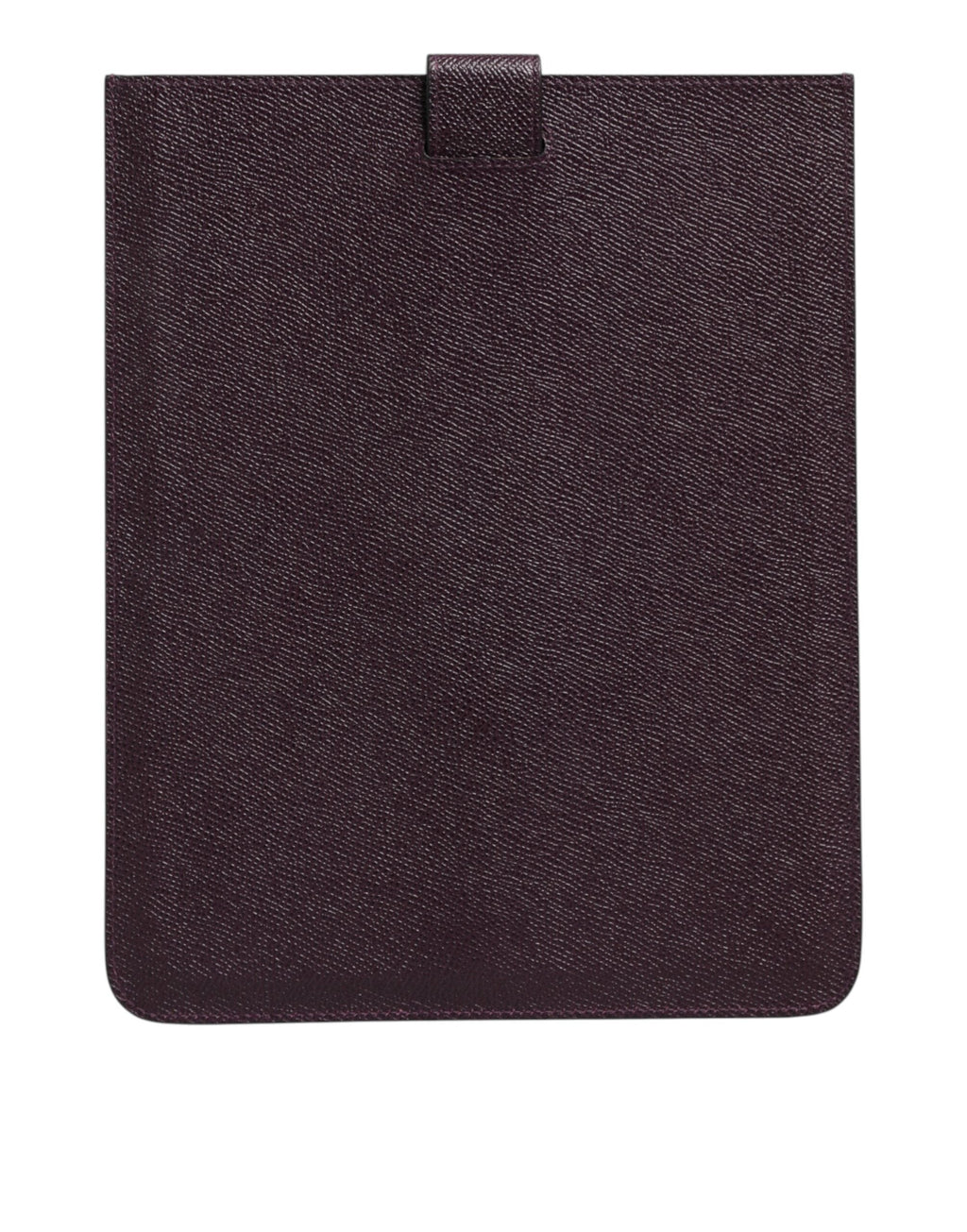 Dolce & Gabbana Dark Brown Calf Leather Logo Plaque Tablet Case Dolce & Gabbana