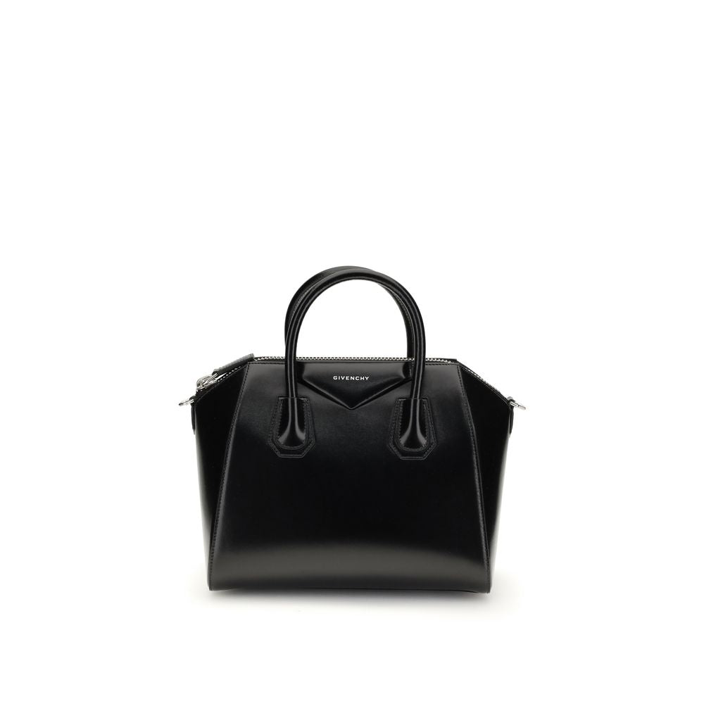 Givenchy Black Box Calfskin Antigona Small Handbag with Gold Hardware SS26 Givenchy