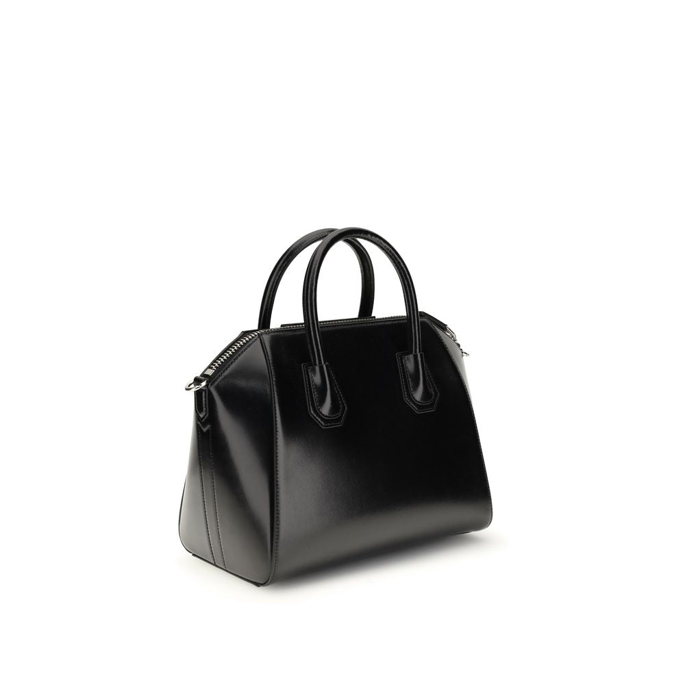 Givenchy Black Box Calfskin Antigona Small Handbag with Gold Hardware SS26 Givenchy