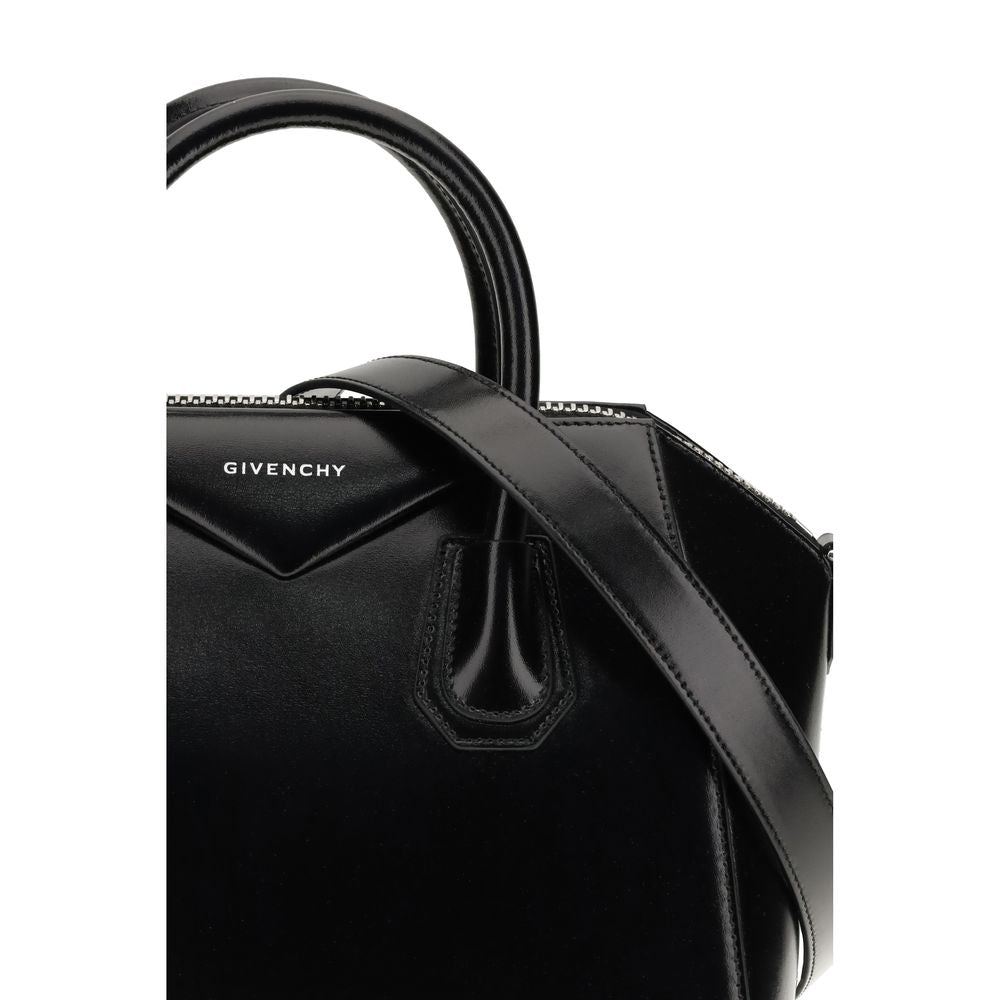 Givenchy Black Box Calfskin Antigona Small Handbag with Gold Hardware SS26 Givenchy