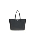 Burberry Black Grained Calfskin Reversible Medium Bloomsbury Tote Bag SS26 Burberry