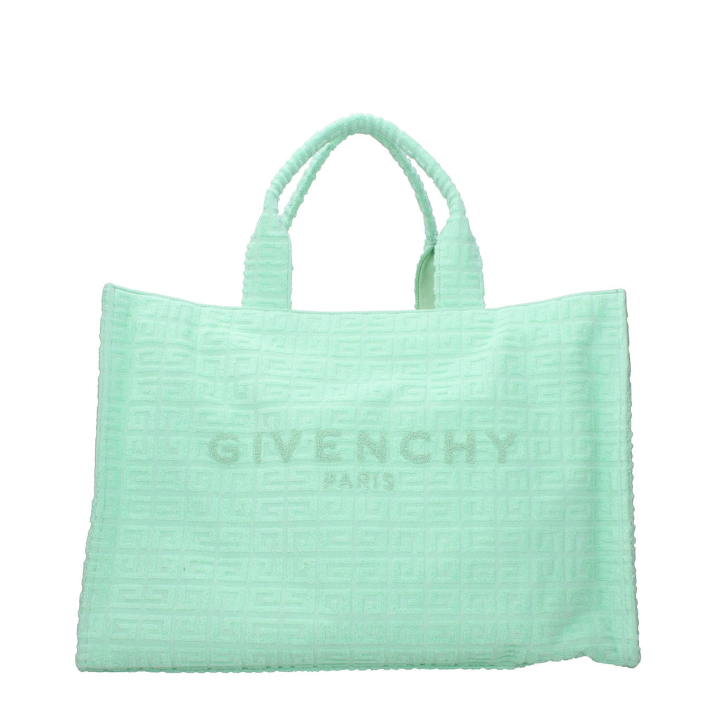 Givenchy Green Fabric Logo Handbag Givenchy