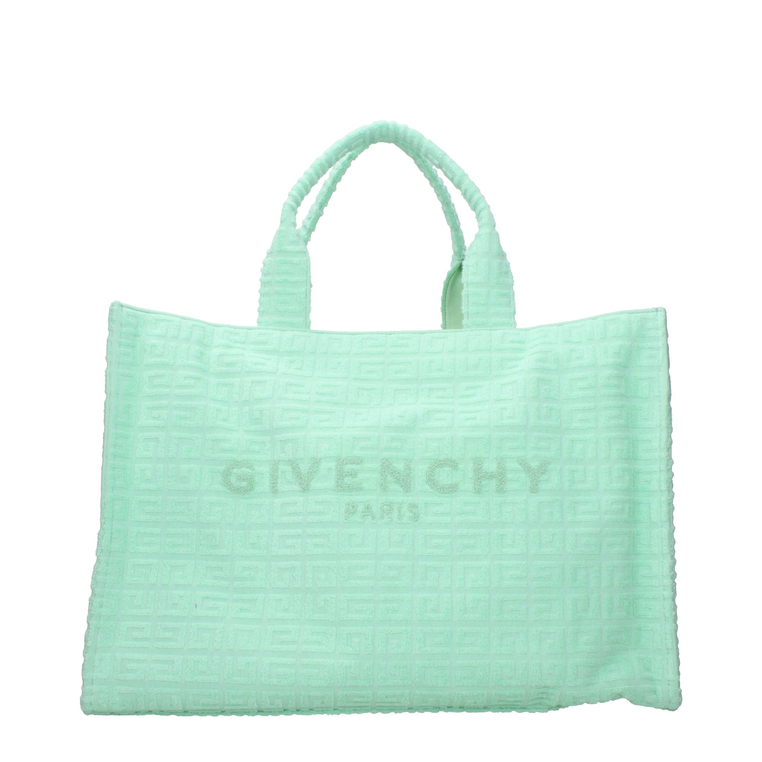 Givenchy Green Fabric Logo Handbag Givenchy