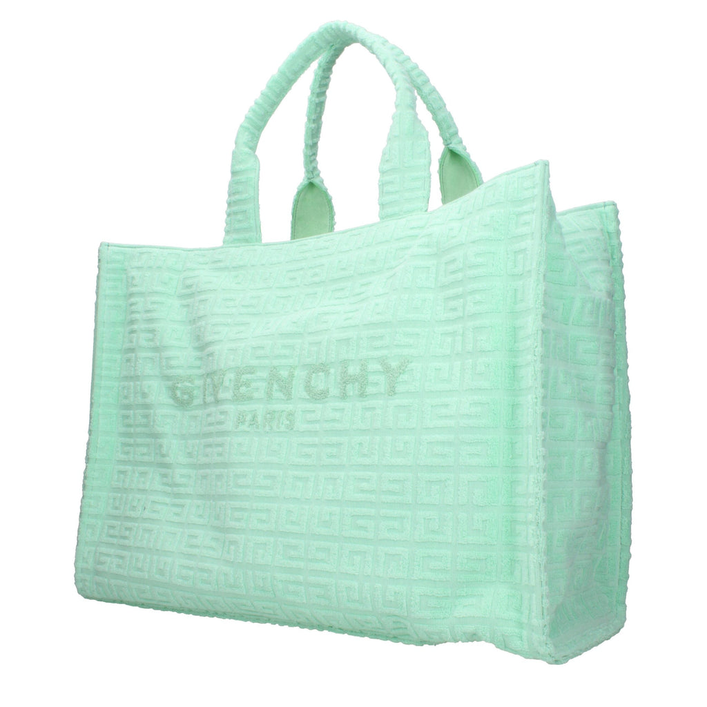 Givenchy Green Fabric Logo Handbag Givenchy