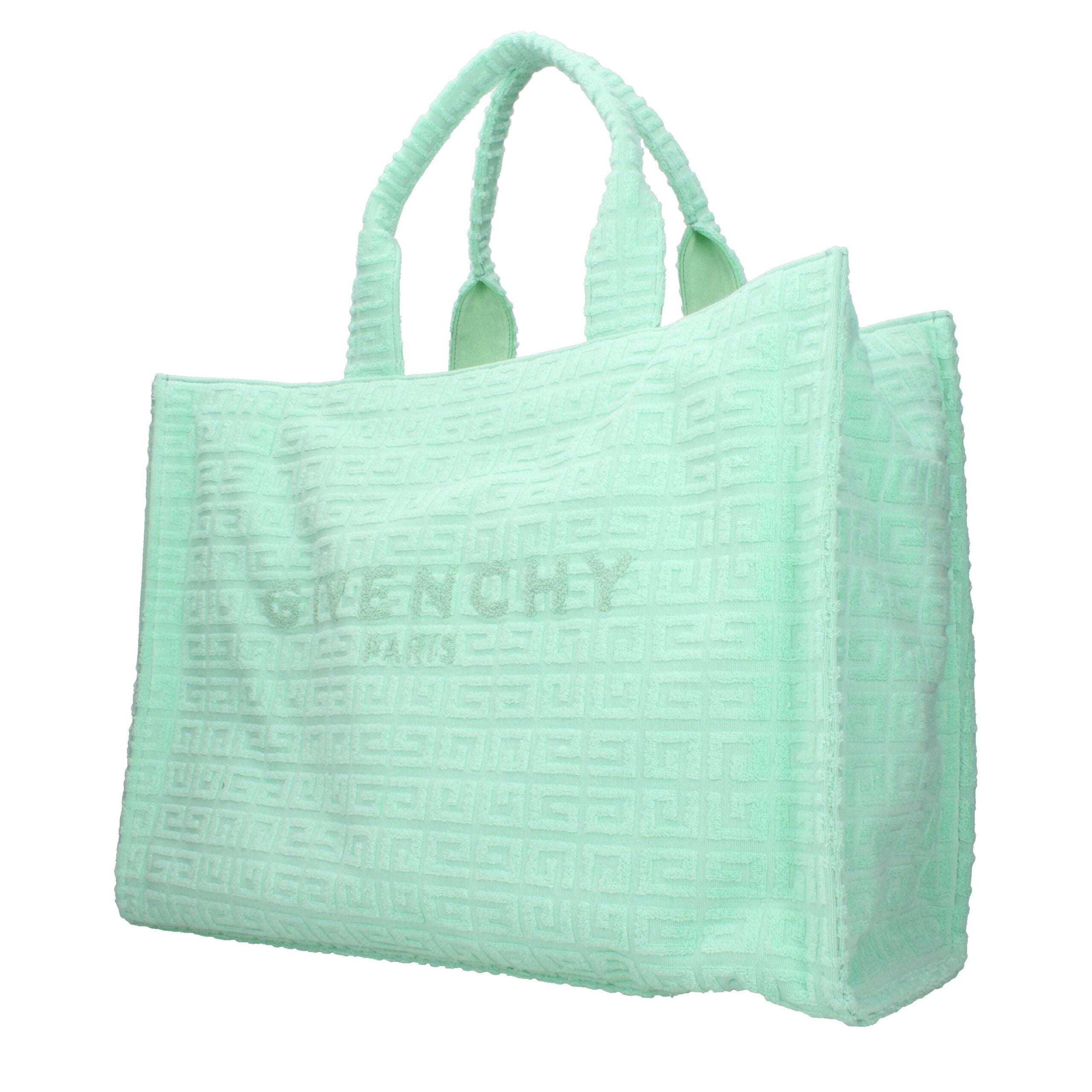 Givenchy Green Fabric Logo Handbag Givenchy
