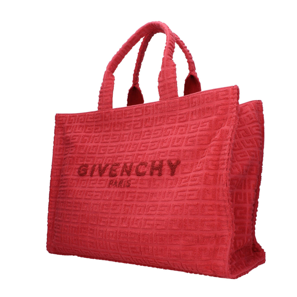 Givenchy Red Fabric Logo Handbag Givenchy
