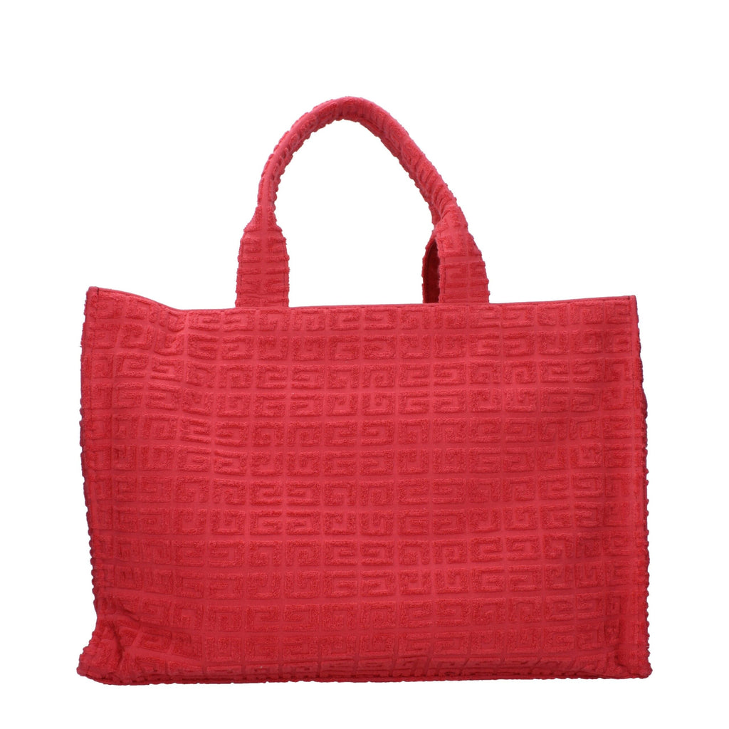 Givenchy Red Fabric Logo Handbag Givenchy