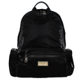 Dolce & Gabbana Black Nylon Logo Backpack with Adjustable Straps Dolce & Gabbana