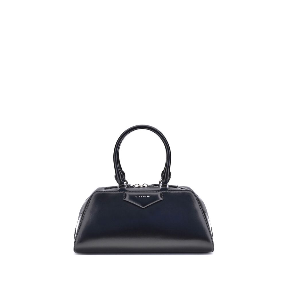 Givenchy Black Calf Leather Antigona East-West Small Handbag SS26 Givenchy
