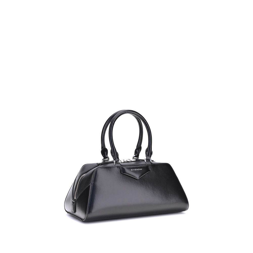Givenchy Black Calf Leather Antigona East-West Small Handbag SS26 Givenchy