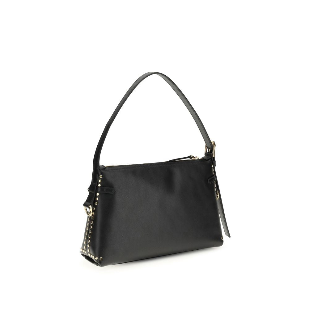 Givenchy Black Calf Leather Voyou Shoulder Bag SS26 Givenchy